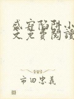 盛宠陷阱小说全文免费阅读