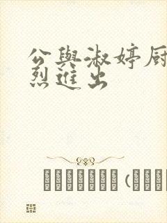 公与淑婷厨房猛烈进出