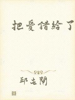 把爱错给了你