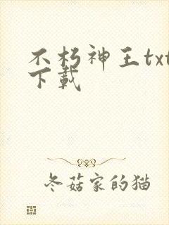 不朽神王txt下载