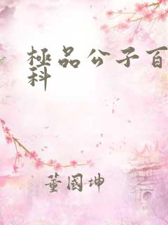 极品公子百度百科