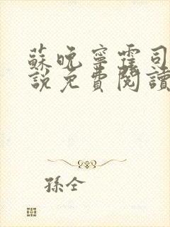 苏晚宁霍司烨小说免费阅读