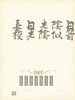 长日光阴日月如梭光阴似箭