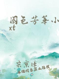 国色芳华小说txt