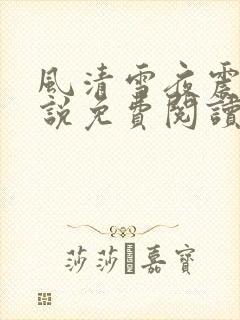 风清雪夜震风小说免费阅读