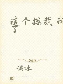 这个总裁 我要了