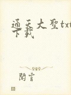 通天大圣txt下载