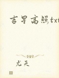吉星高照txt
