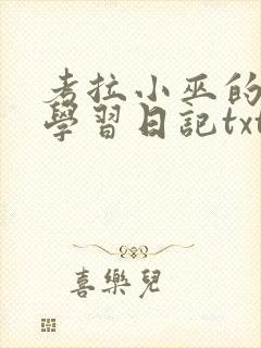 考拉小巫的英语学习日记txt