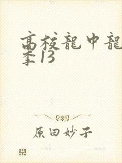高校龙中龙第二季13
