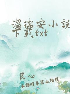 温瑞安小说全集下载txt