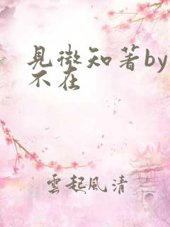 见微知著by音不在