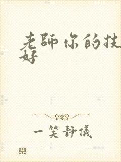 老师你的技术真好