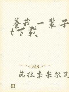 养我一辈子txt下载