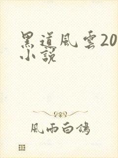 黑道风云20年小说