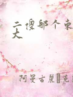 二傻那个东西真大