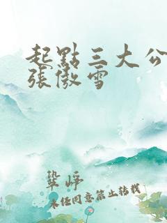 起点三大公交车张傲雪