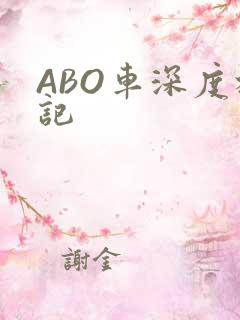 ABO车深度标记