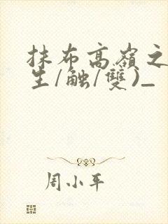 抹布高岭之花(生/触/双)_