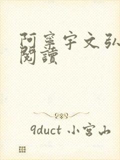 阿宁宇文弘免费阅读