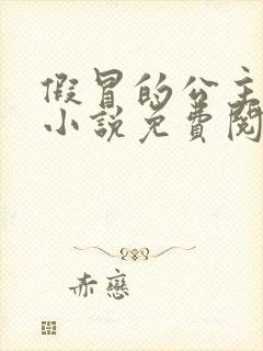 假冒的公主大人小说免费阅读