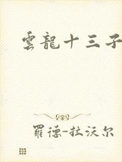 云龙十三子