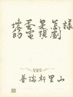 坏蛋是怎样变成的电视剧