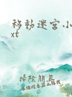 移动迷宫小说txt