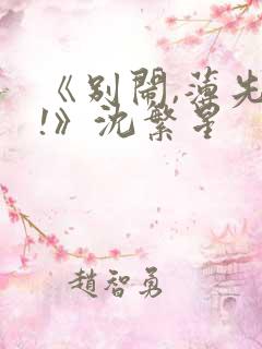 《别闹,薄先生!》沈繁星