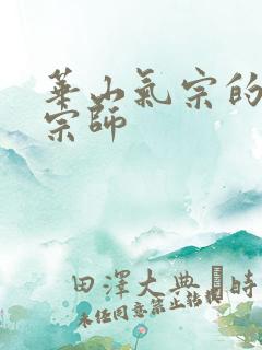 华山气宗的形意宗师