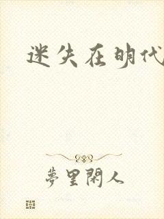 迷失在明代末年
