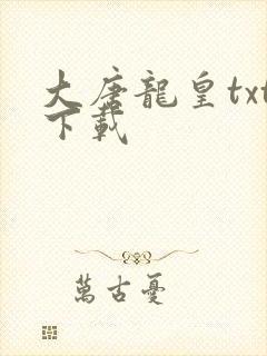 大唐龙皇txt下载