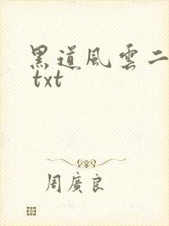 黑道风云二十年 txt