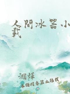 人间冰器小说下载