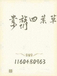 贵族四叶草的恶少们