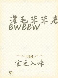 浓毛茸茸老太BBWBBW