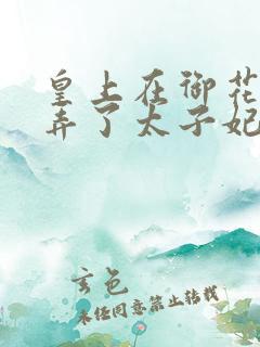 皇上在御花园c弄了太子妃