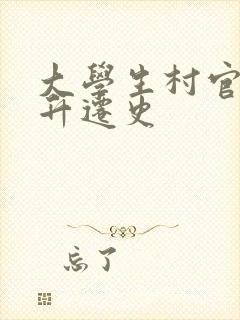 大学生村官艳遇升迁史