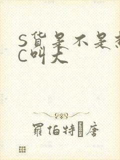 S货是不是想挨C叫大