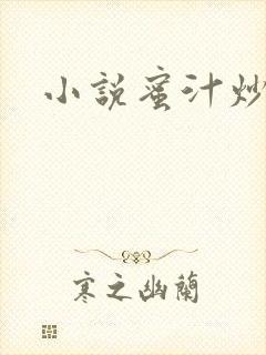 小说蜜汁炒鱿鱼