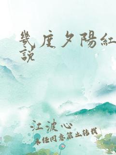 几度夕阳红 小说