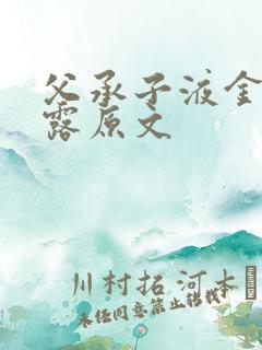 父承子液金银花露原文