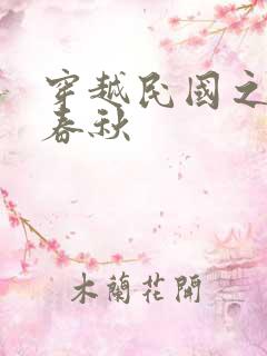 穿越民国之少帅春秋