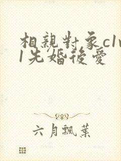相亲对象c1v1先婚后爱