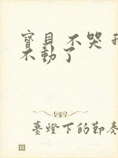 宝贝 不哭 我不动了