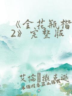 《金花瓶楷梅花2》完整版
