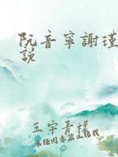 阮音宁谢瑾之小说