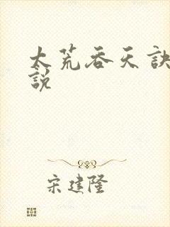 太荒吞天诀 小说