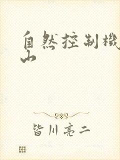 自然控制机器炎山