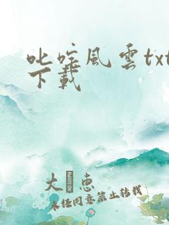 叱咤风云txt下载